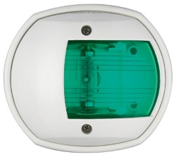 Sphera alb / 112,5 ° lumina de navigare verde